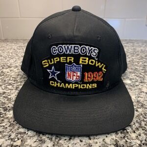 Vintage Dallas Cowboys Hat Cap Snap Back Football Sports Specialties 1992 Champs